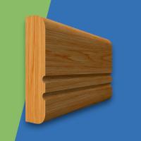 Bullnose C Grooved 2 Oak Dado Rail