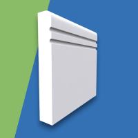 Bullnose C Grooved 2 MDF Skirting Board