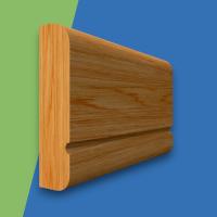 Bullnose C Grooved Oak Dado Rail
