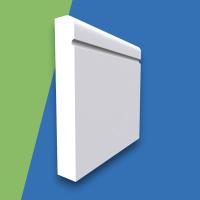 Bullnose C Grooved MDF Skirting Board