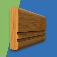 Bullnose Grooved 2 Oak Dado Rail