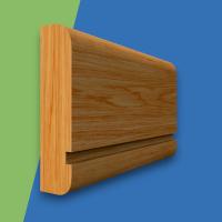 Bullnose Grooved Oak Dado Rail