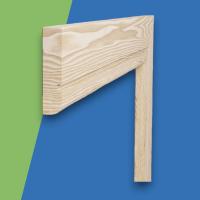 Bullnose Grooved Pine Architrave