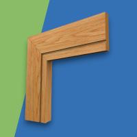 Square Edge Grooved Oak Architrave