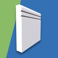 Bullnose V Grooved 2 MDF Skirting Board
