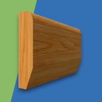 Chamfered Square Oak Dado Rail