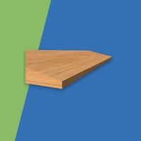 Chamfered Window Board Oak