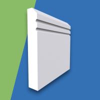 Edge C Grooved 2 MDF Skirting Board