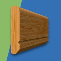 Edge C Grooved Oak Dado Rail
