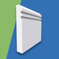 Edge Grooved 2 MDF Skirting Board