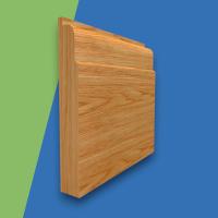 Lambs Tongue Solid Oak Skirting Board