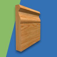 Large Ogee Solid Oak Skirting Board