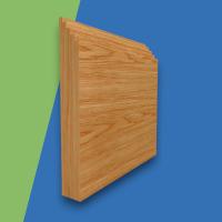 Mini Stepped Solid Oak Skirting Board