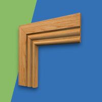 Ogee 3 Oak Architrave
