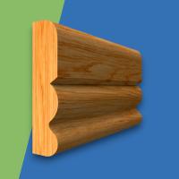 Ogee 3 Oak Dado Rail