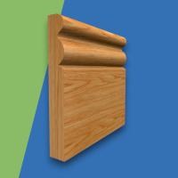 Ogee 3 Solid Oak Skirting Board