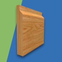 Rebate 45 Solid Oak Skirting Board