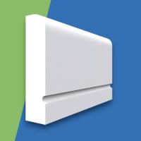 Square Edge C Grooved MDF Dado Rail