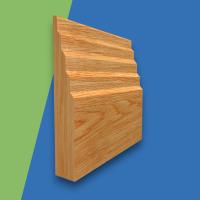 Stepped 3 Solid Oak Skirting Board