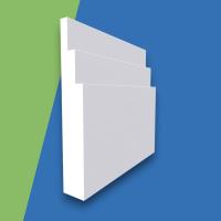 Large Stepped MDF Skirting Board