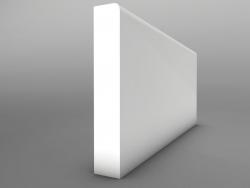 Small Bullnose MDF Skirting Board and Architrave 12mm