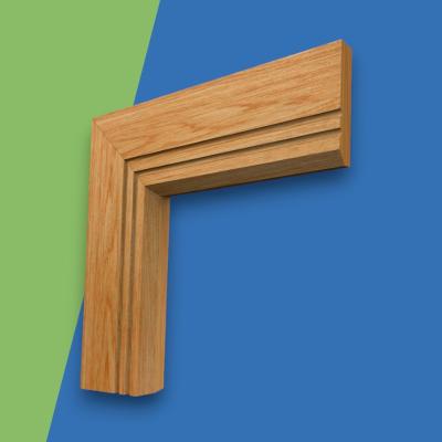 Edge C Grooved 2 Oak Architrave