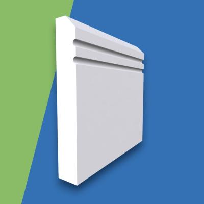 Edge C Grooved 2 MDF Skirting Board