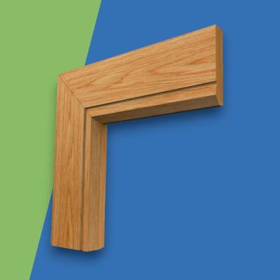 Edge C Grooved Oak Architrave