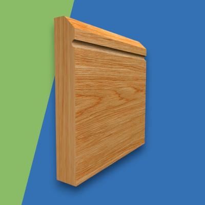 Edge C Grooved Solid Oak Skirting Board