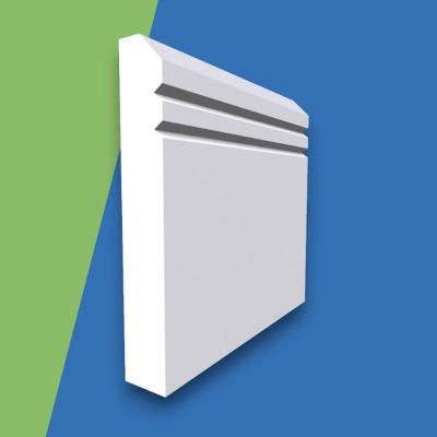 Edge V Grooved 2 MDF Skirting Board