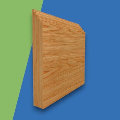 Mini Stepped Solid Oak Skirting Board