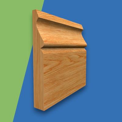 Ogee Solid Oak Skirting Board