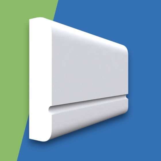 Bullnose C Grooved MDF Dado Rail