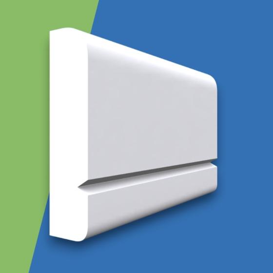 Bullnose V Grooved MDF Dado Rail