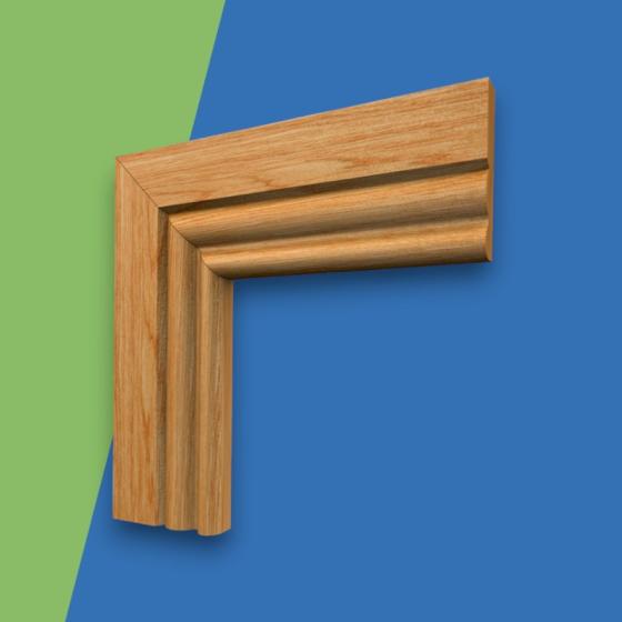 Ogee 3 Oak Architrave